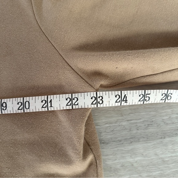 Women’s Champion Mock Neck Tan Sweater Size Large - Picture 5 of 7